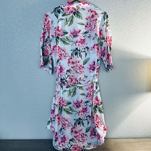 Show Me Your Mumu Pink White Floral Robe - Picture 3 of 4